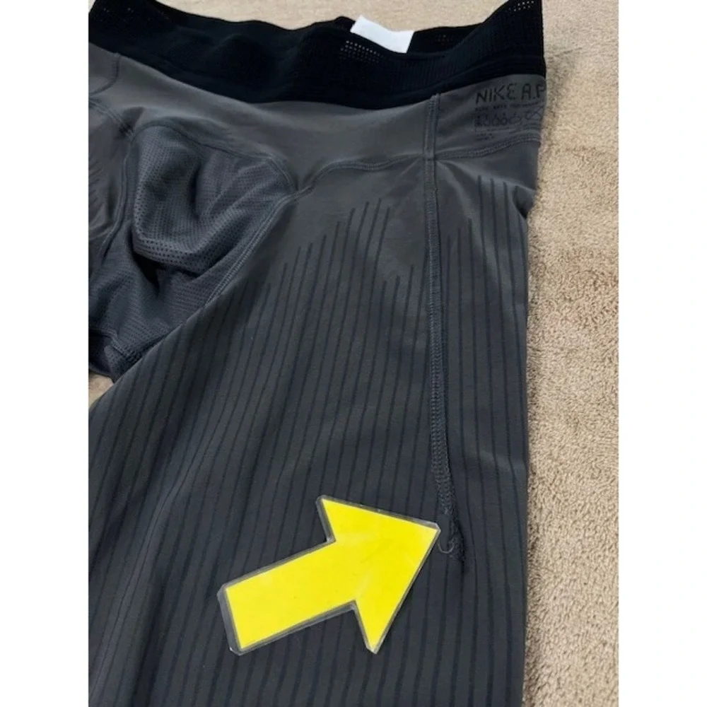 Nike Pro A.P.S Men's size M Gray‎ Dri-FIT ADV versatile gym Fitness Tights